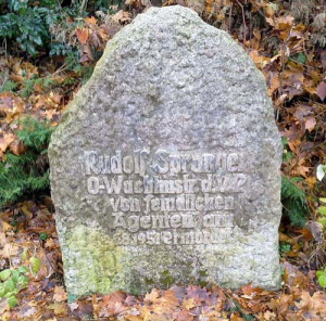 Gedenkstein für Rudolf Spranger 