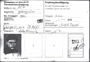 Der Personalausweis von André Bauer 