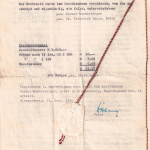 Eidesstattliche Versicherung von Werner Mauersberger aus dem Jahr 1955>